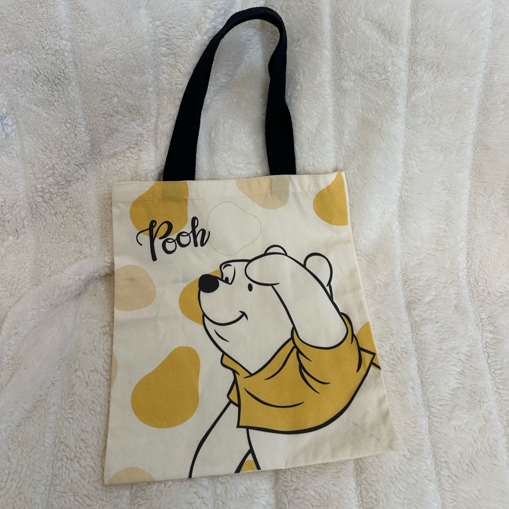 Yesstyle Yellow And Black Tote Bag